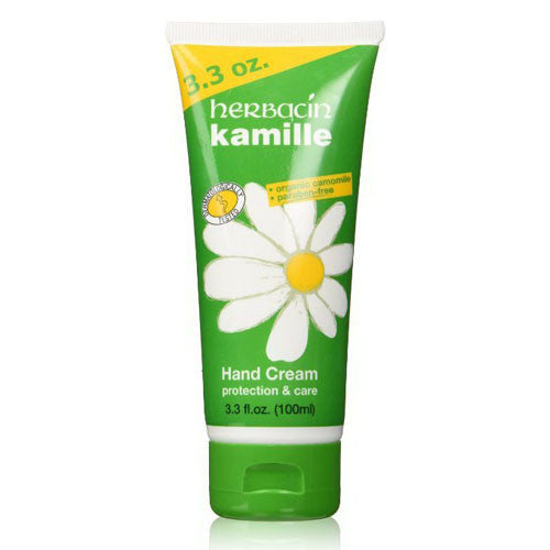 Herbacin Kamille With Glycerin Hand Cream, Paraben Free, 3.3 Oz